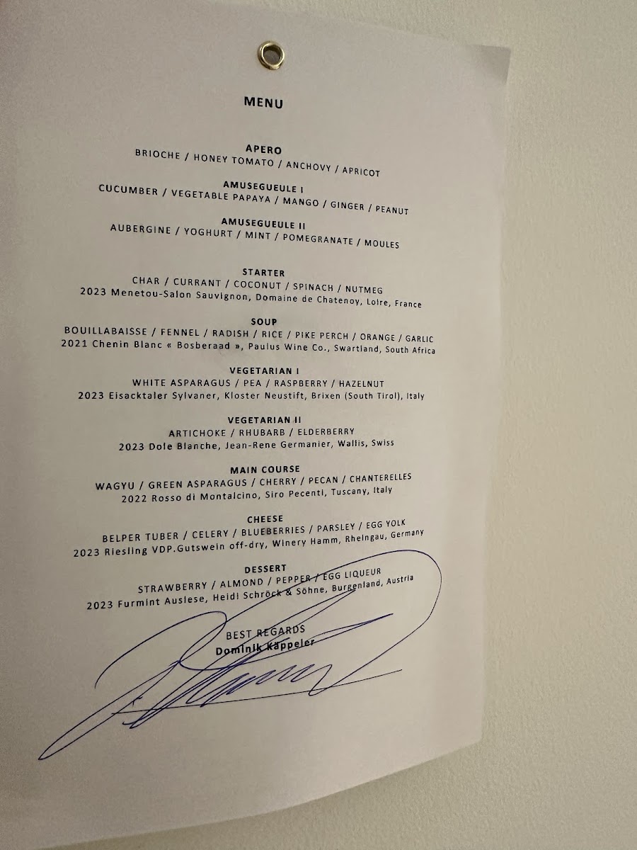 Menu Restaurant Showroom-1